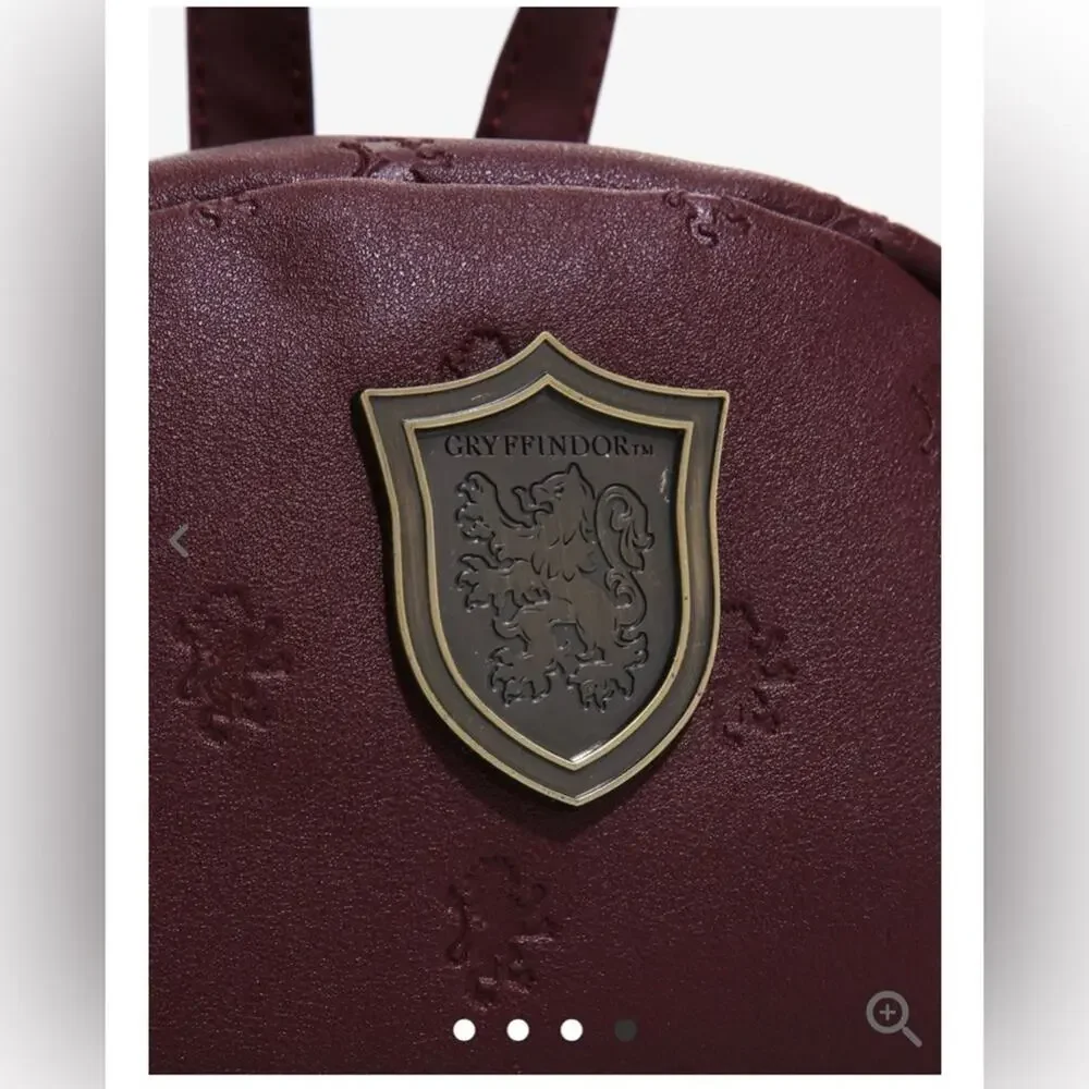 BIOWORLD Women's Harry Potter Gryffindor Mini Burgundy Backpack Nwt